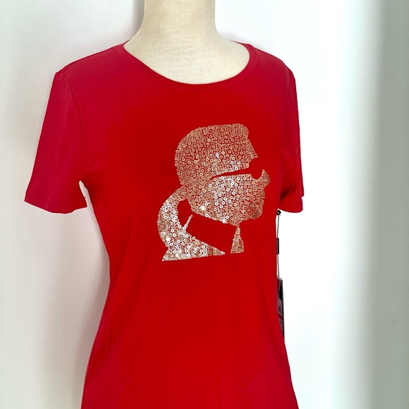 NWT Karl Lagerfeld T-shirt - Picture 5 of 8